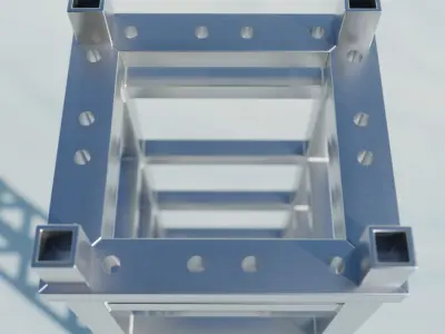 Square truss Colectiion 3D Model Pack