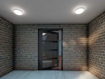 Pivot Door 3D model