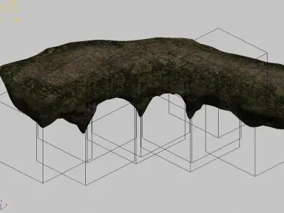 Explore the mountains - Rock 016 3D model