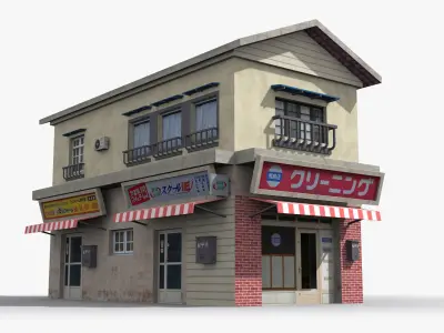 25 Japanese House Collection 3D Model Pack