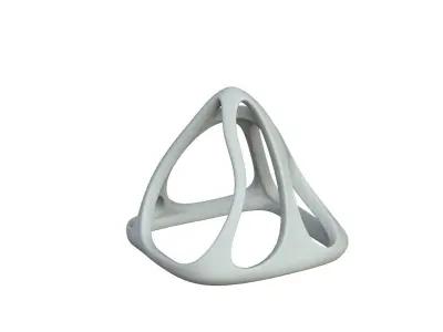 SciFi Cube Object No 58442 Low Poly Shape Low-poly 3D model