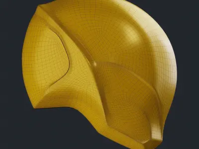 20 Sci-Fi Helmets Base Mesh 3D model