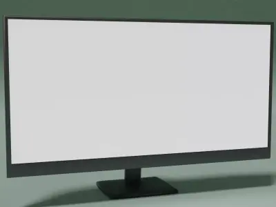 3D Computer Screen LOW POLY Game Ready Low-poly 3D model