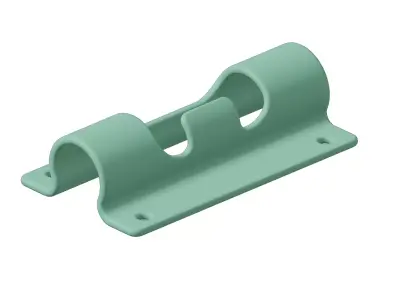 Plastic Door Latch Bracket Toy 3D model