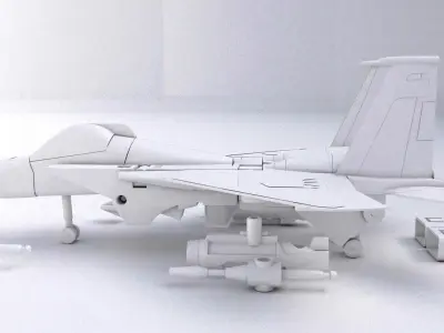 Starscream g1 vintage toy  3D model