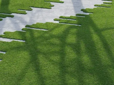 garden pathway 1 3D model