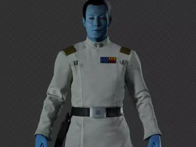 Grand Admiral Thrawn from Ahsoka Serie 3D model