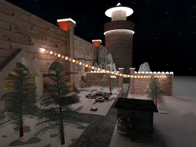 enviorment city 3D model