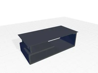 Nido Floor Shelf Coffee Table  3D model