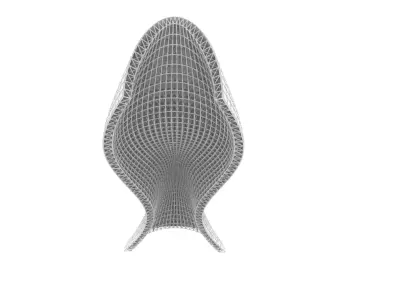 Parametric bridge 3D model