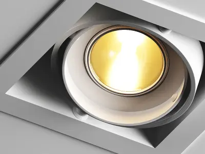 MINIGRID IN 1 50 Hi Recessed Lamp by Delta Light 3D model