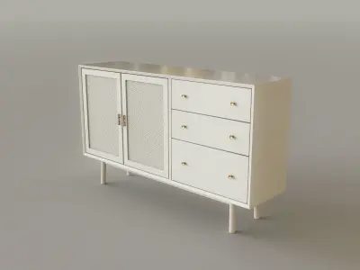 Accent Chest Free low-poly 3D model