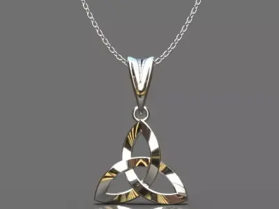 Light trinity pendant 3D print model