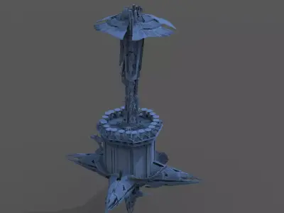 Dark Kowloon Mega City 4  3D model