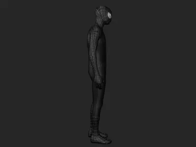 The Amazing Spider-Man Black Suit Low-poly 3D model