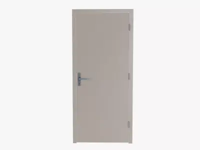 Low Poly Door 3D model