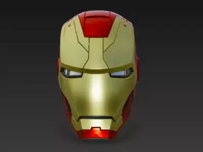 Iron Man Helmet For 3d Print 3D print model