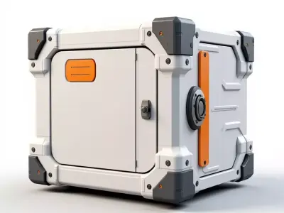 scifi box capsule 3D print model