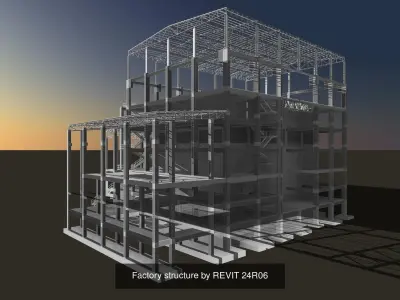 Building in structure 3D Model Pack