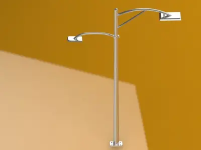 Street Light Pole 3D model