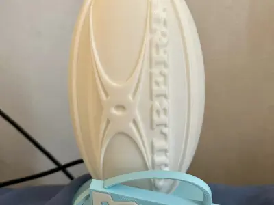 Lampe Rugby et logo aviron bayonnais  3D print model