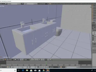 bathroom vanity 3D model