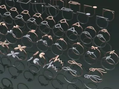 44 minimal design pack 3D print model