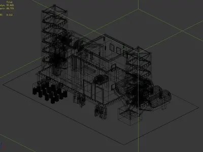 Future World - Industrial Zone 05 3D model