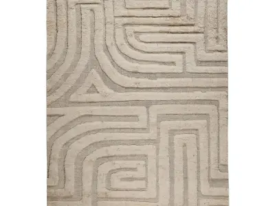 Folk Ivory RUG 3D model