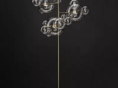 Floor lamp Giopato and Coombes Bolle 18 3D model