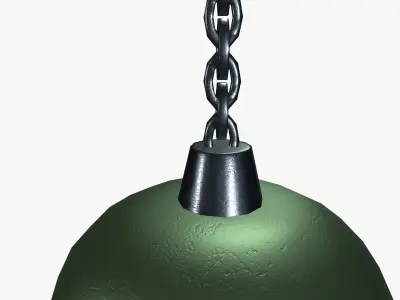 Hanging Lamp 3D model 7