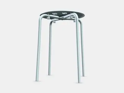 MARIUS Stool 1 Low-poly 3D model