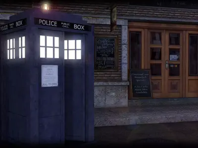 The 10th Doctors Tardis 3D model