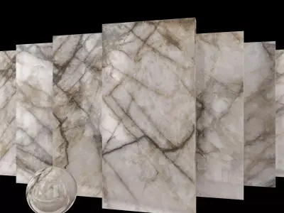 Marble Set Museum Crystal Thunder 80x160 Texture
