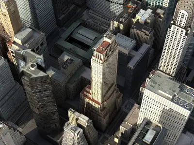  Manhattan District 02 Low Poly Updated 