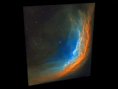 California Nebula 3D model