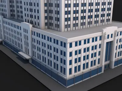 Empire State Building Landmark 3D model