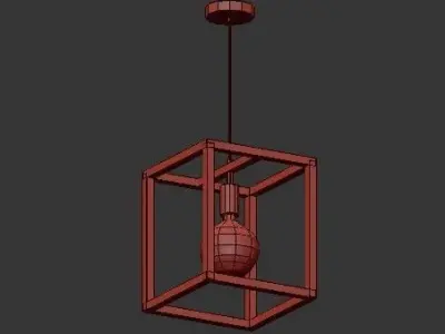 CEILING LIGHT DALE SINGLE PENDANT 3D model