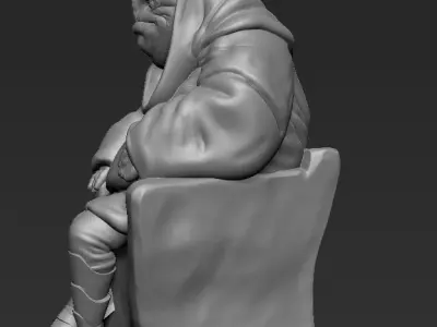 Starwars The force awakens Bar scene alien 3D model