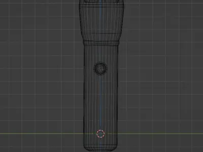 Flashlight Free low-poly 3D model