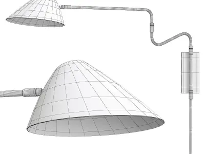 ATNA SCONCE Low-poly 3D model