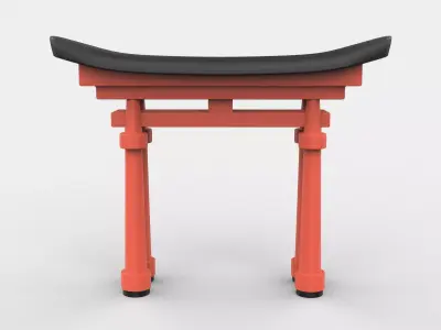 Torii Gate 3D model