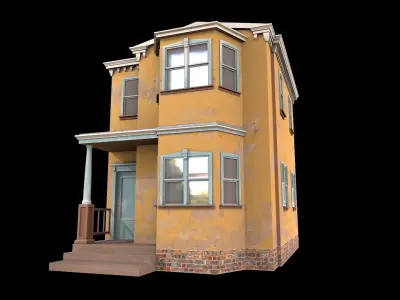 house  Low-poly 3D model get