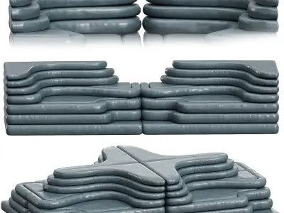 De Sede Terazza Sofa by Ubald Klug 3D model