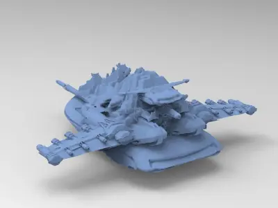 Heman Eternia inspired Ship 3D model