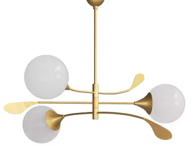 Mitzi Victoria 3 Light Chandelier 3D model