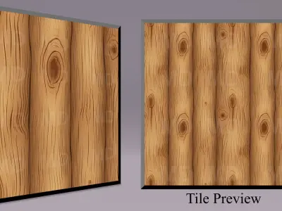 Cartoon Wood Textures Pack 47 - 10x PNG  Texture