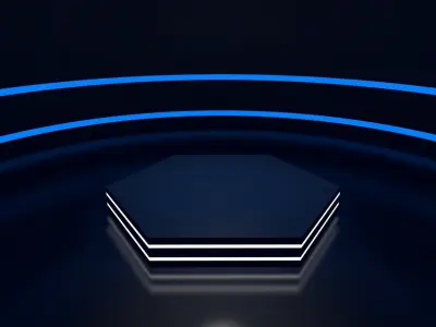 Sci Fi Room Low-poly 3D model get