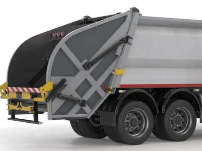  Generic Garbage Truck 02 