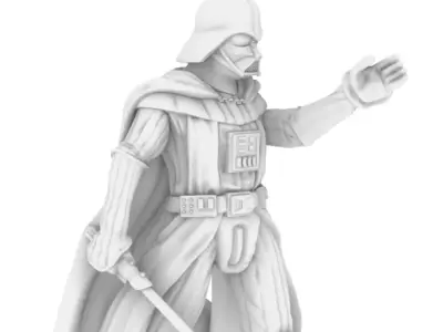 Darth Vader Action figure star-wars 3D print model
